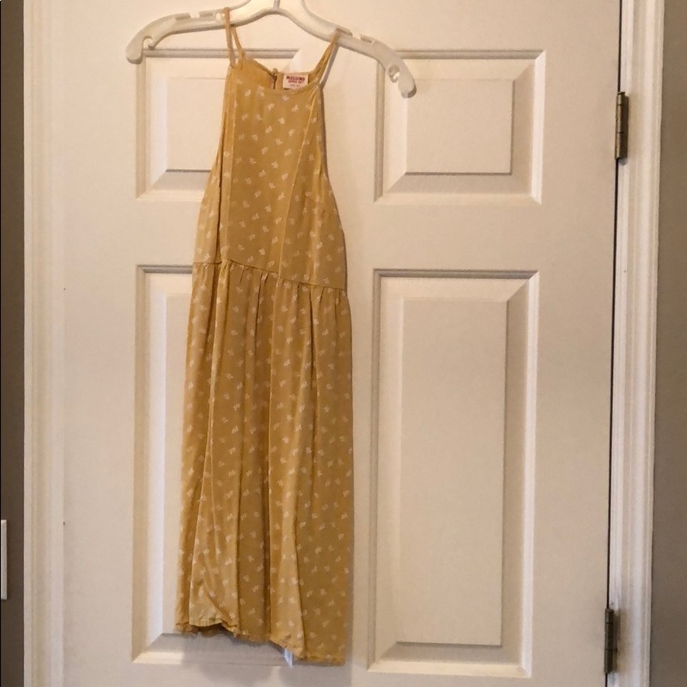 Yellow Halter Sundress